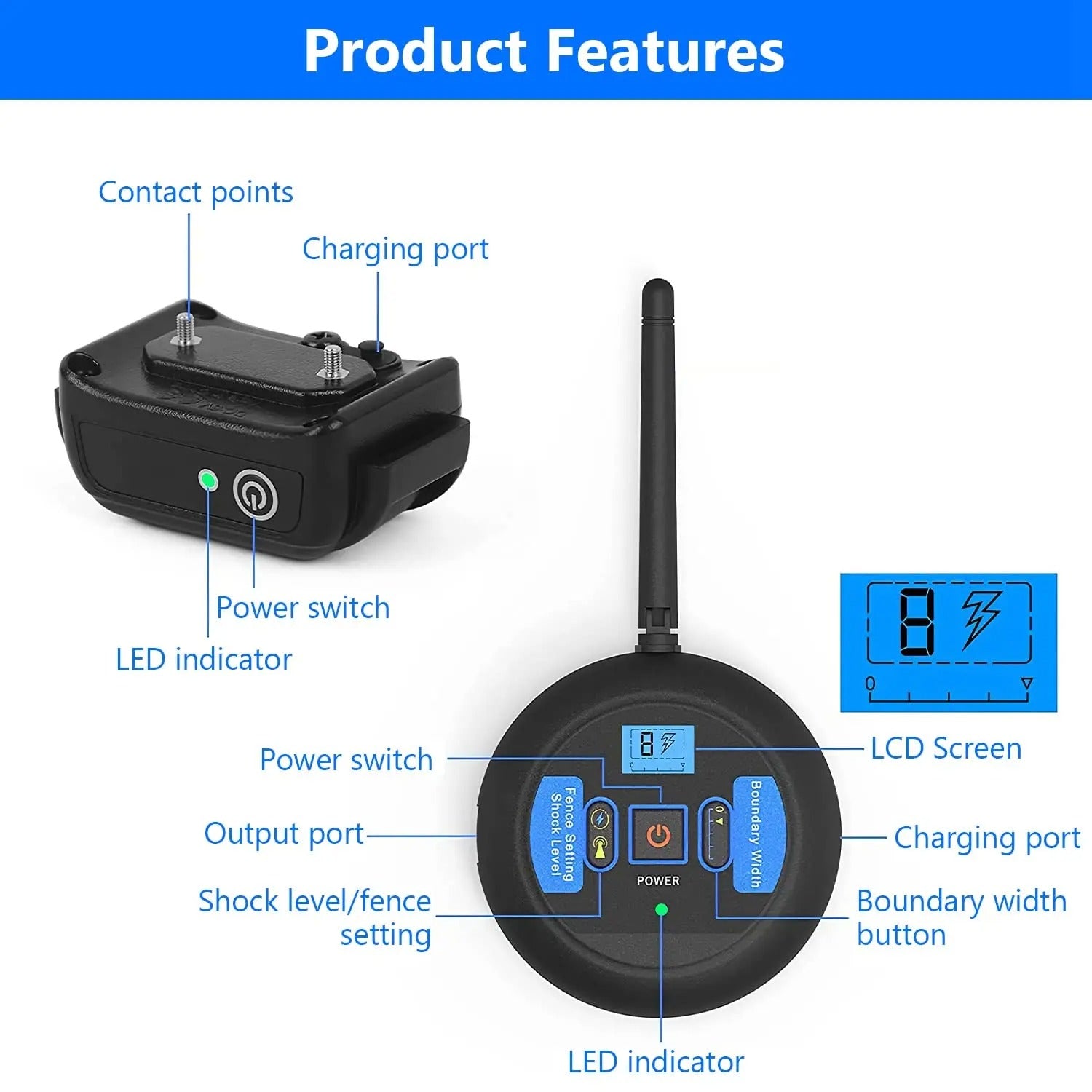 Wireless dog fence