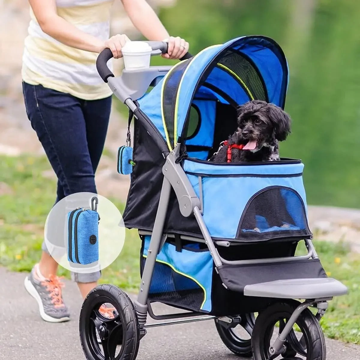 Dog Poop Bag Dispenser Storage Bag